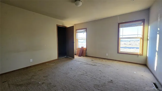 a view of a lake with a mountain