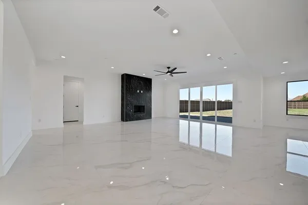 a view of an empty room with window