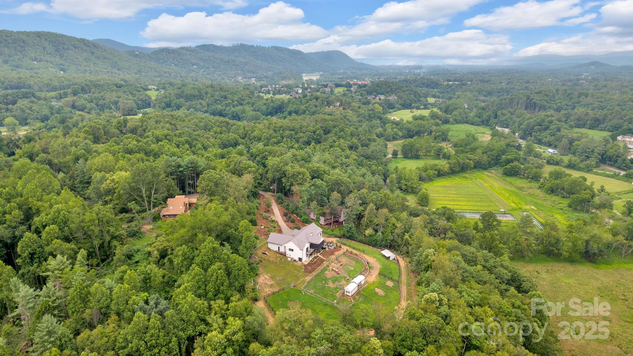 23 Windy Ridge Fairview, NC 28730 - Photo 47 of 47 an aerial view of residential houses with outdoor space and trees