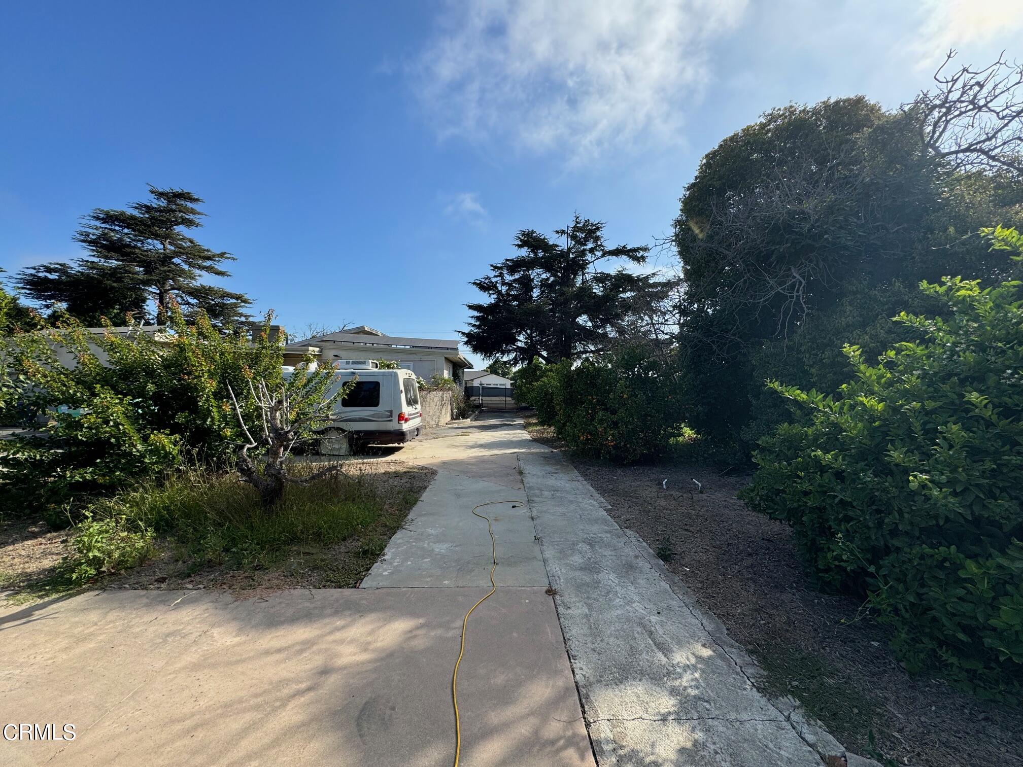 284 East Collins Street Oxnard, CA 93036 - Photo 13 of 18 a view of a yard with plants and a building