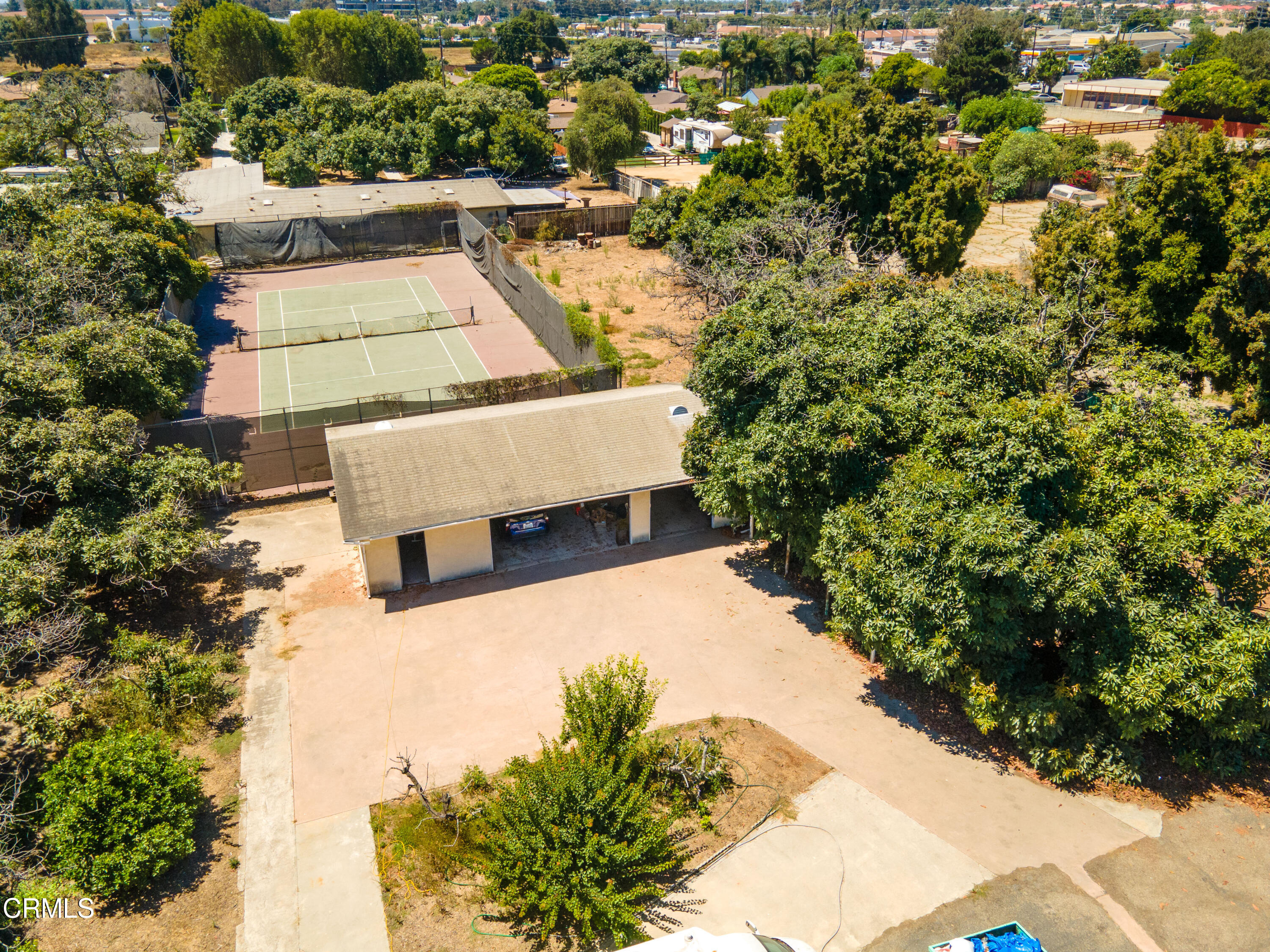 284 East Collins Street Oxnard, CA 93036 - Photo 17 of 18 an aerial view of a house with a yard