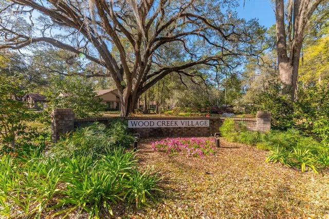 a view of street sign