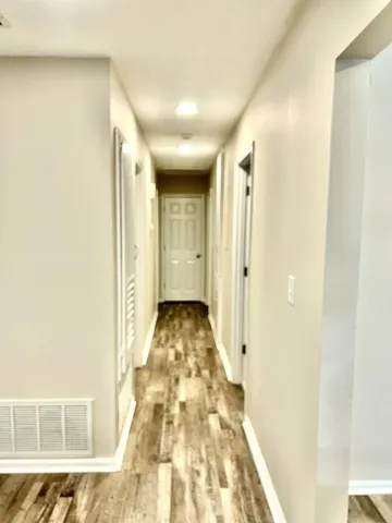 a view of a walk in closet