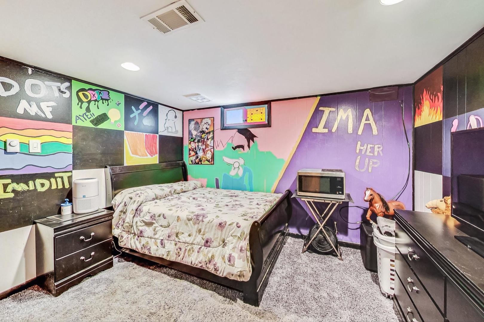 3312 Crain Street Skokie, IL 60076 - Photo 28 of 34 a bed room with a bed and dresser