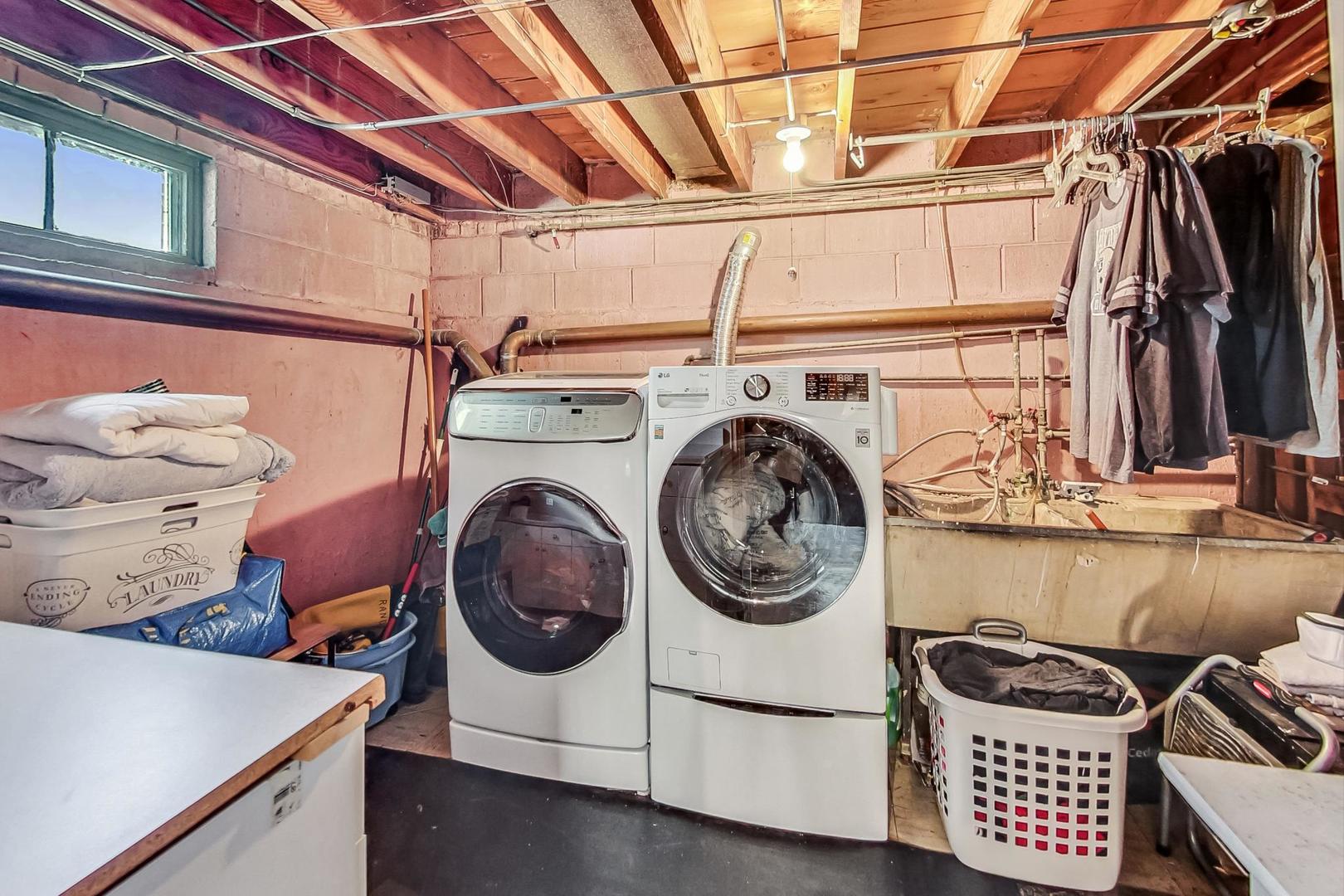 3312 Crain Street Skokie, IL 60076 - Photo 30 of 34 a utility room with dryer and washer
