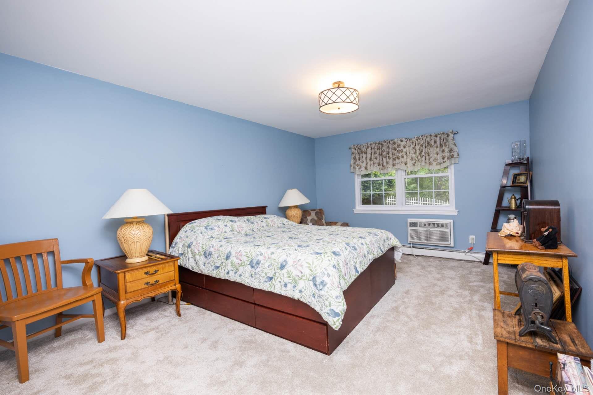 10 Harbour Lane, Unit 5A Oyster Bay, NY 11771 - Photo 5 of 25 Carpeted bedroom featuring a baseboard heating unit.