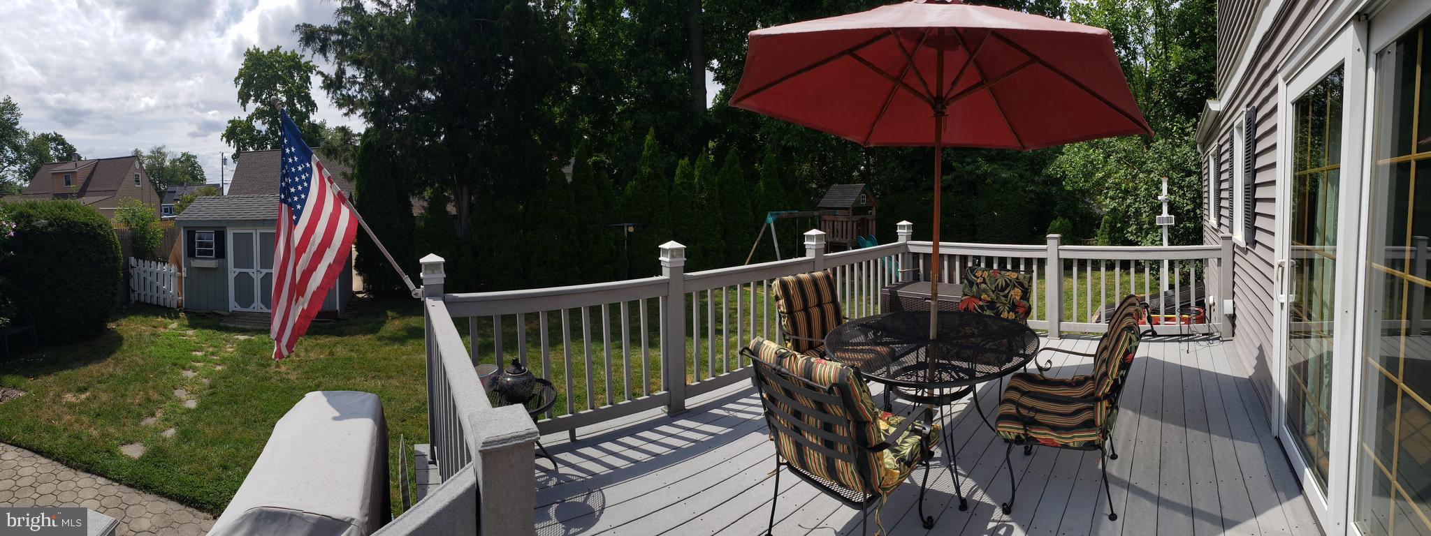 40 Falmouth Road Hamilton, NJ 08620 - Photo 16 of 24 Composite Deck and Shed