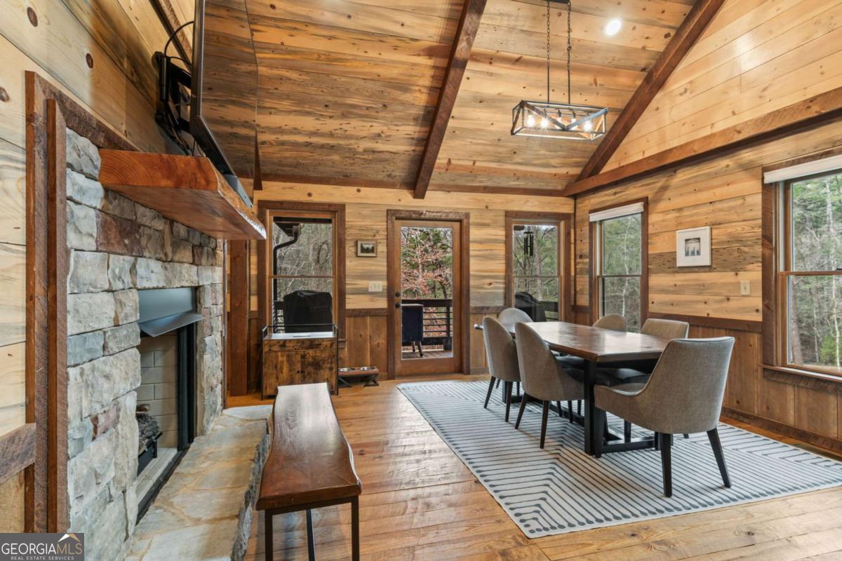 15 Bootleg Mountain Road, Unit 11 Morganton, GA 30560 - Photo 13 of 67 a dining room with furniture and wooden floor