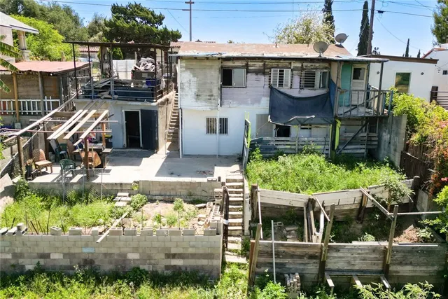 front view of house with a small yard