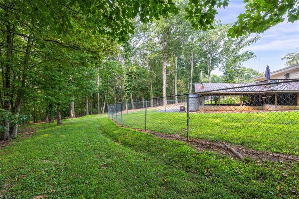 550 Pannel Road Reidsville, NC 27320 - Photo 37 of 40 Fenced Backyard Area
