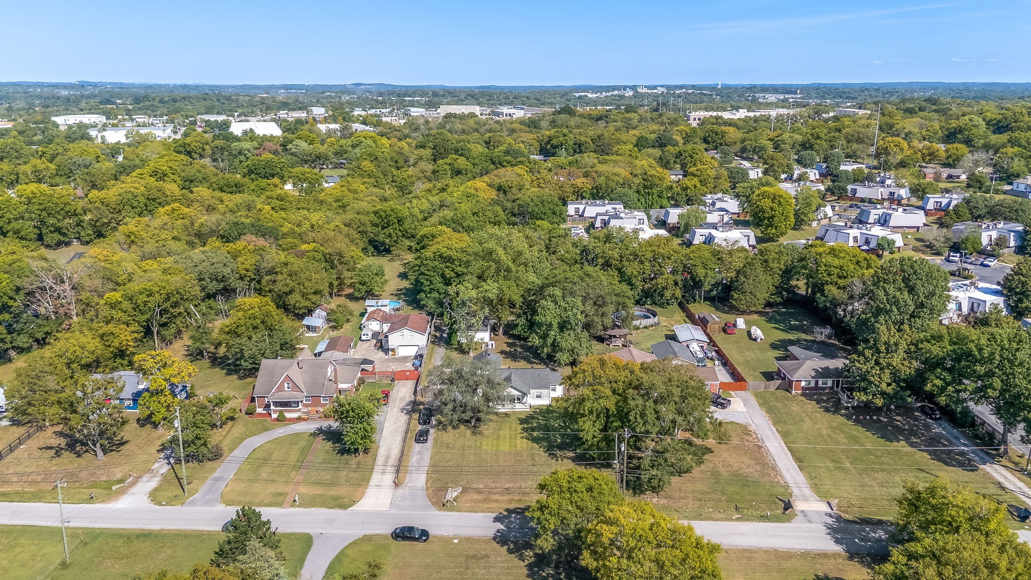 1136 Pierce Road Madison, TN 37115 - Photo 63 of 63 an aerial view of residential houses with outdoor space and trees