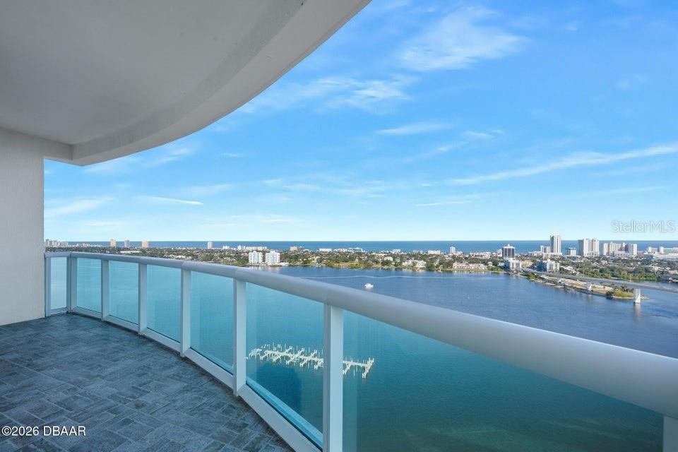 231 Riverside Drive, Unit 26011 Daytona Beach, FL 32117 - Photo 35 of 56 a view of a city and ocean view