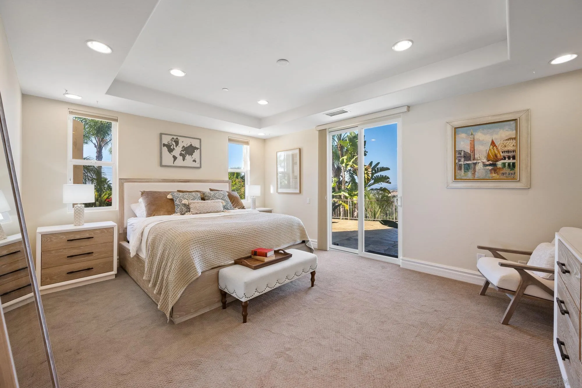 16110 Lakeview Road Poway, CA 92064 - Photo 32 of 51 a spacious bedroom with a bed and a large window