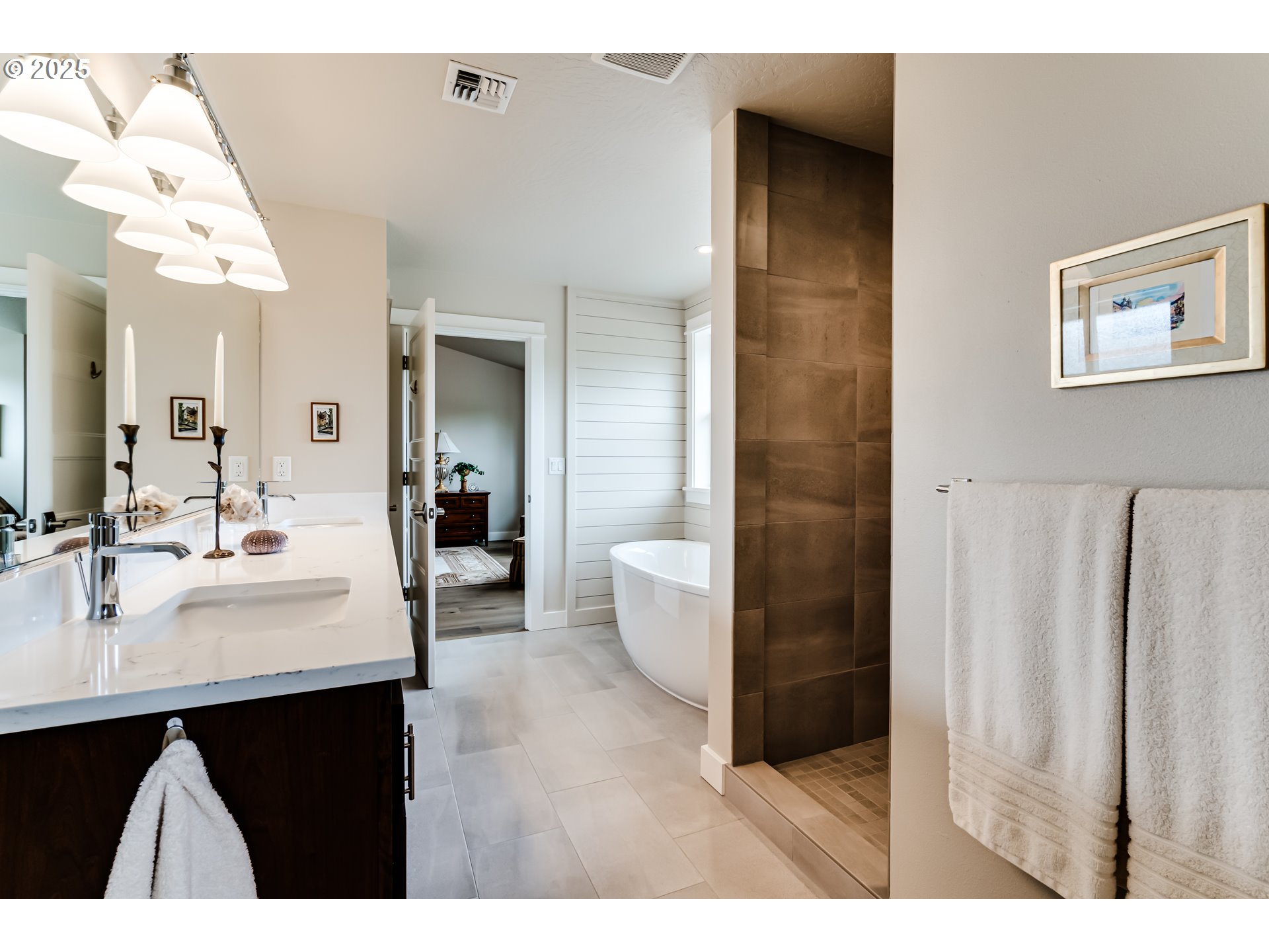 1489 Taylor Street Eugene, OR 97402 - Photo 31 of 47 a bathroom with a sink a toilet and shower