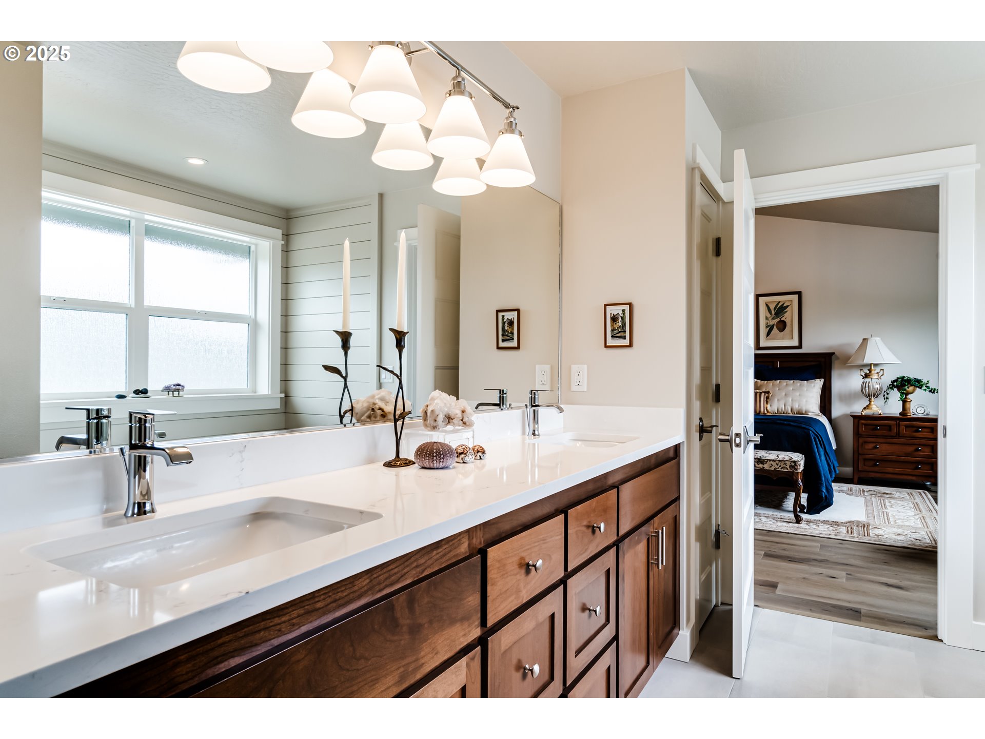1489 Taylor Street Eugene, OR 97402 - Photo 32 of 47 a bathroom with a sink vanity and mirror