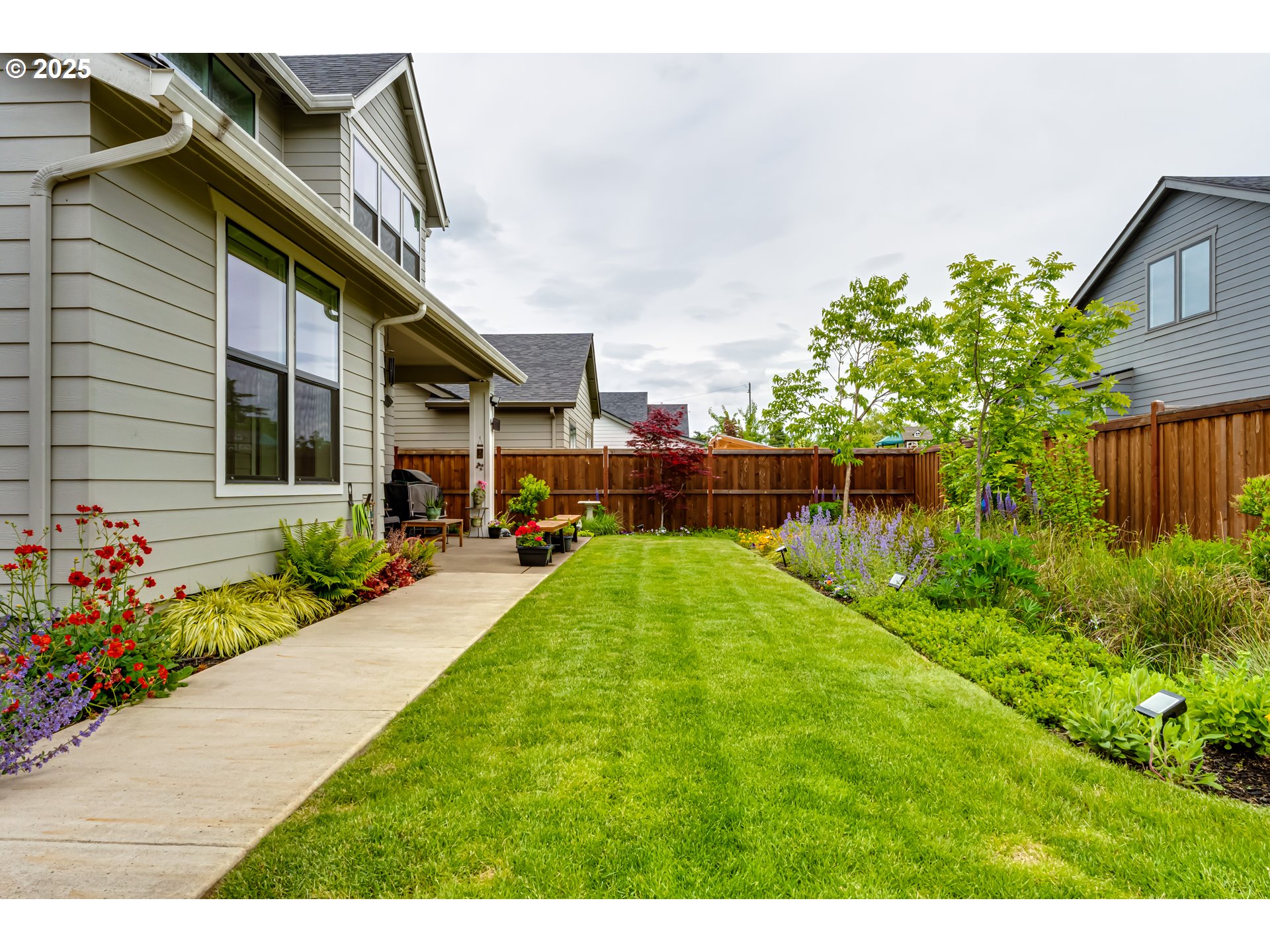 1489 Taylor Street Eugene, OR 97402 - Photo 43 of 47 a view of a backyard with plants and a small yard