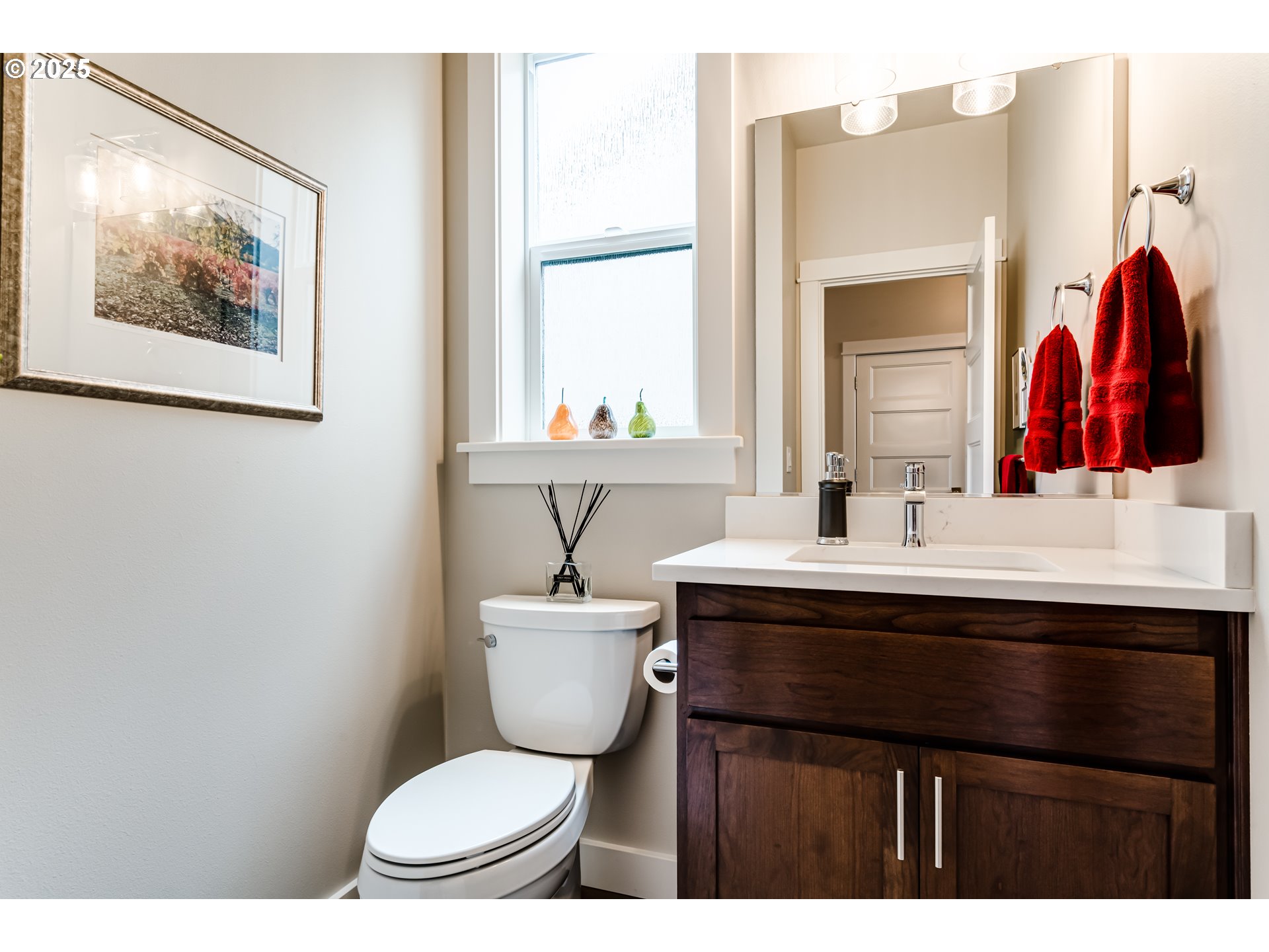 1489 Taylor Street Eugene, OR 97402 - Photo 7 of 47 a bathroom with a sink mirror and toilet