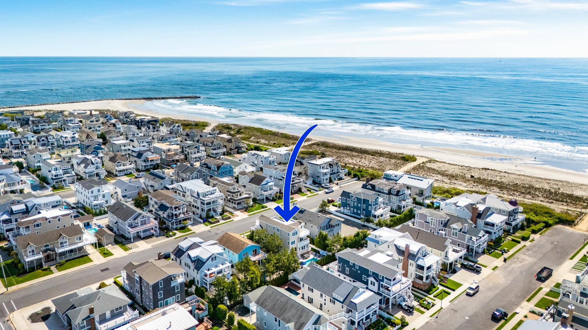 40 13th Street East Avalon, NJ 08202 - Photo 5 of 40 an aerial view of beach and ocean