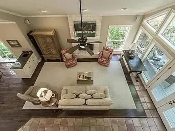 a room with gym equipment