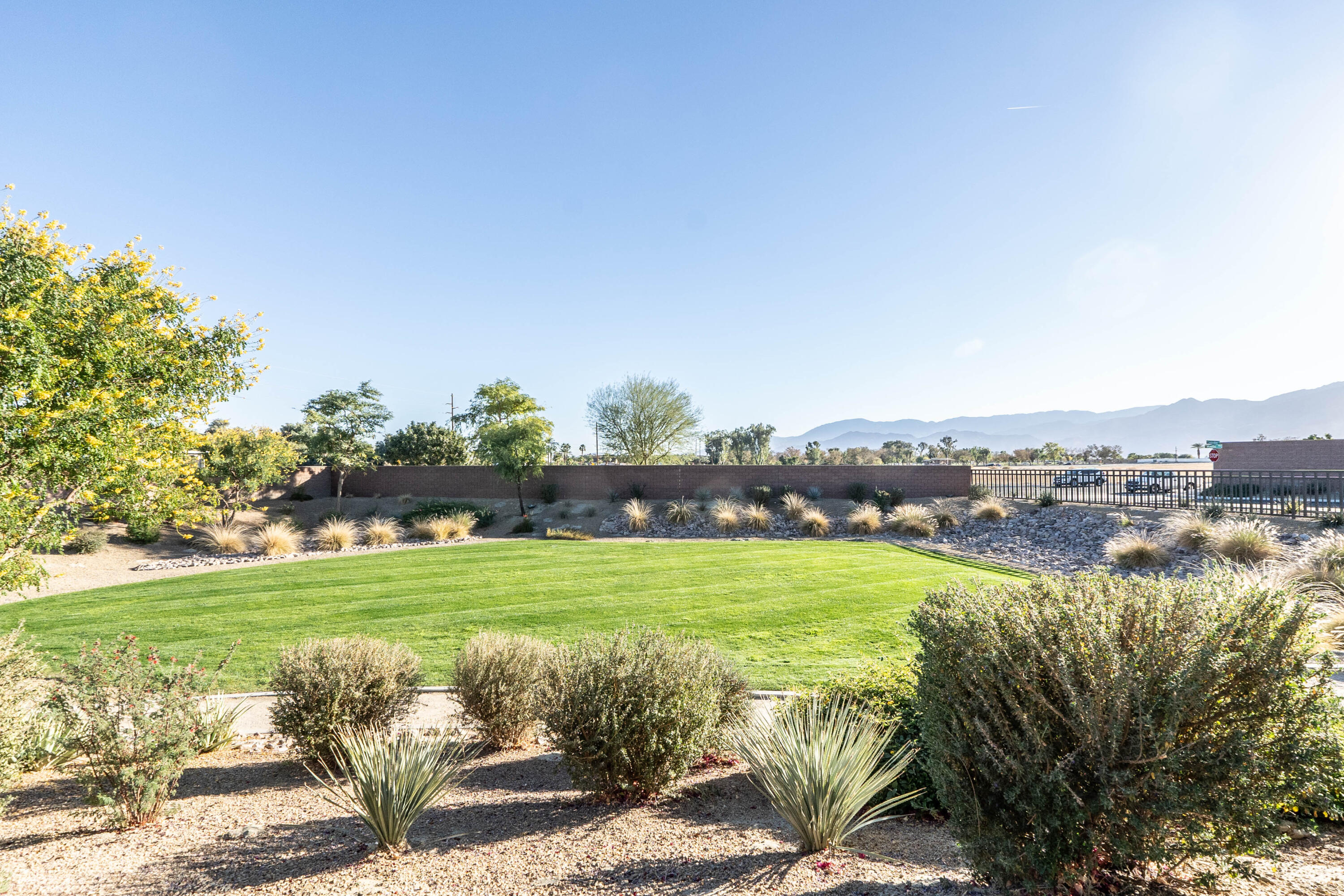 51502 Mastic Way Indio, CA 92201 - Photo 28 of 29 a view of a grassy field with an trees