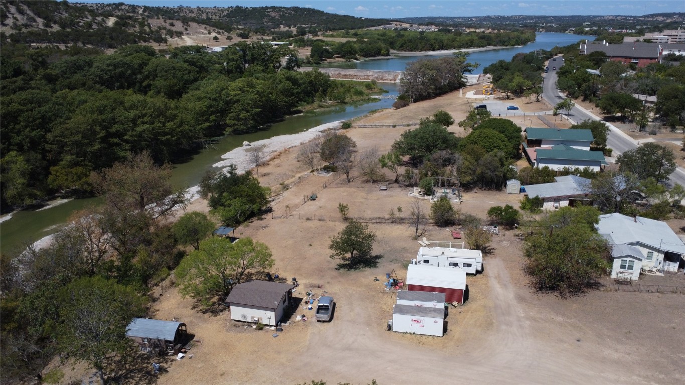 613 Guadalupe Street Kerrville, TX 78028 - Photo 6 of 7 an aerial view of a house with a yard