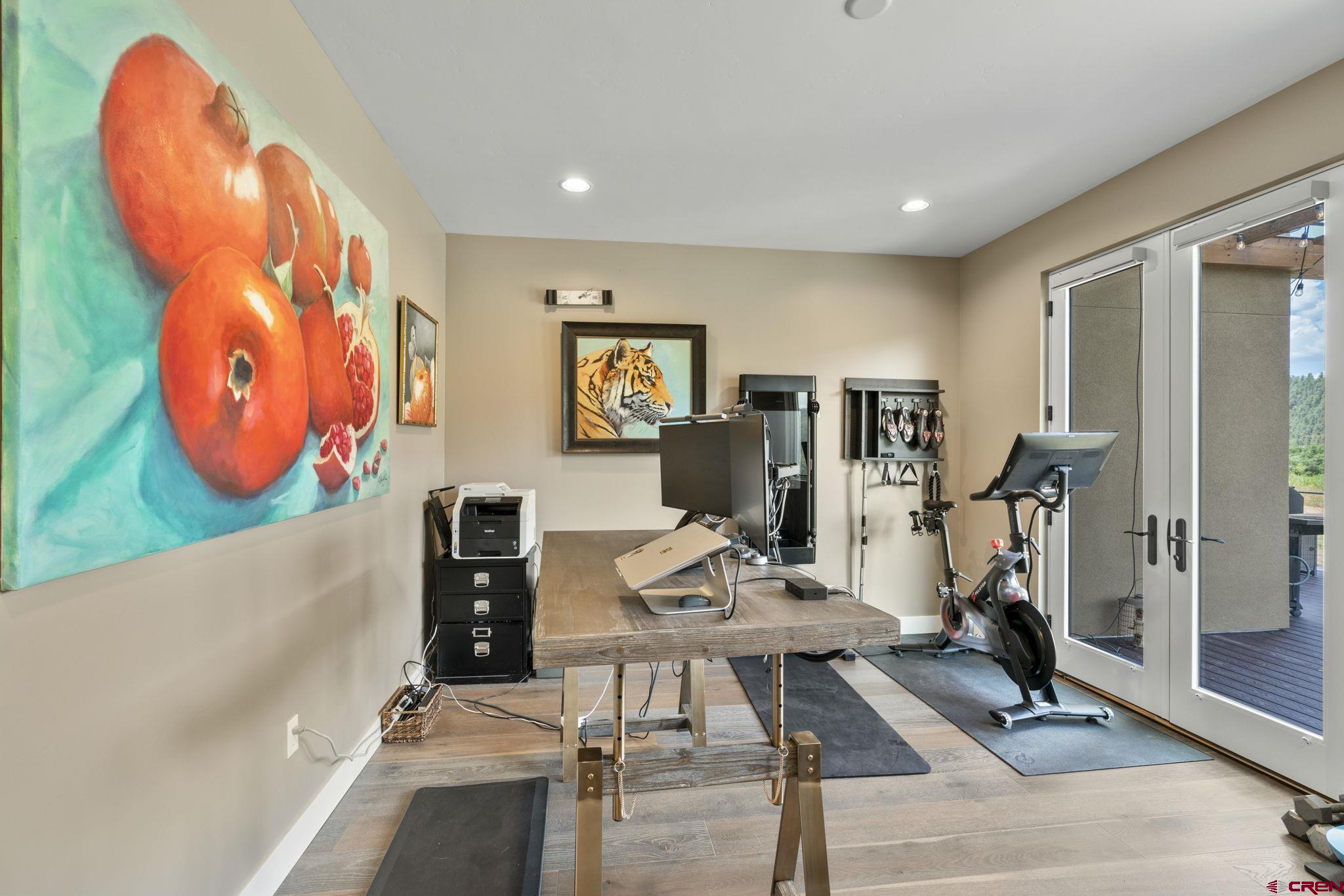 1212 Sunrise Lane Durango, CO 81301 - Photo 23 of 35 a view of a room with gym equipment