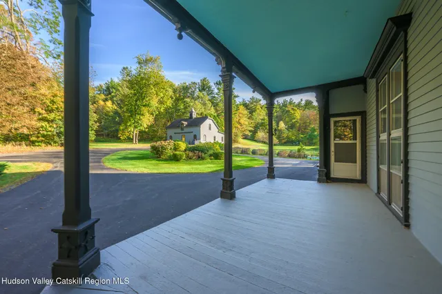 a view of a house with a door