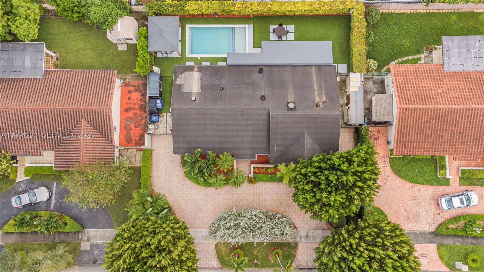 2385 Southwest 131st Place Miami, FL 33175 - Photo 36 of 39 an aerial view of a house