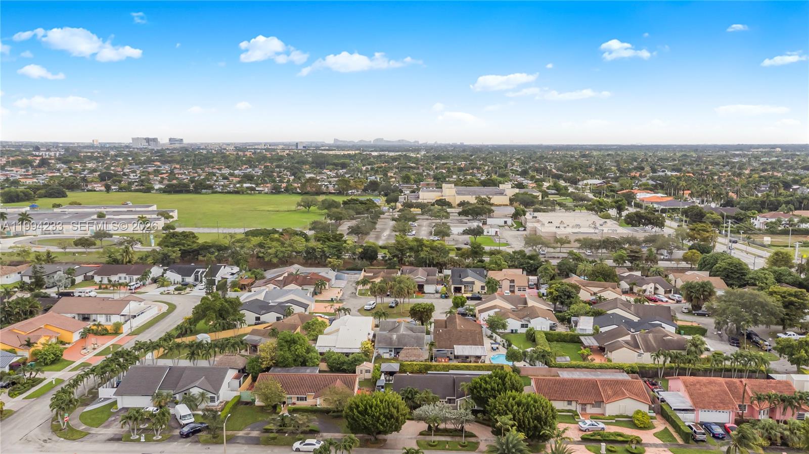2385 Southwest 131st Place Miami, FL 33175 - Photo 37 of 39 an aerial view of residential building with outdoor space