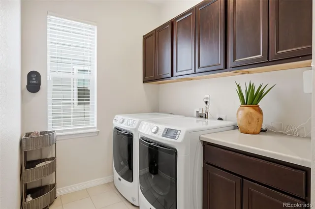 a view of kitchen and utility room