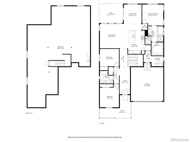 a picture of a bathroom with mirror