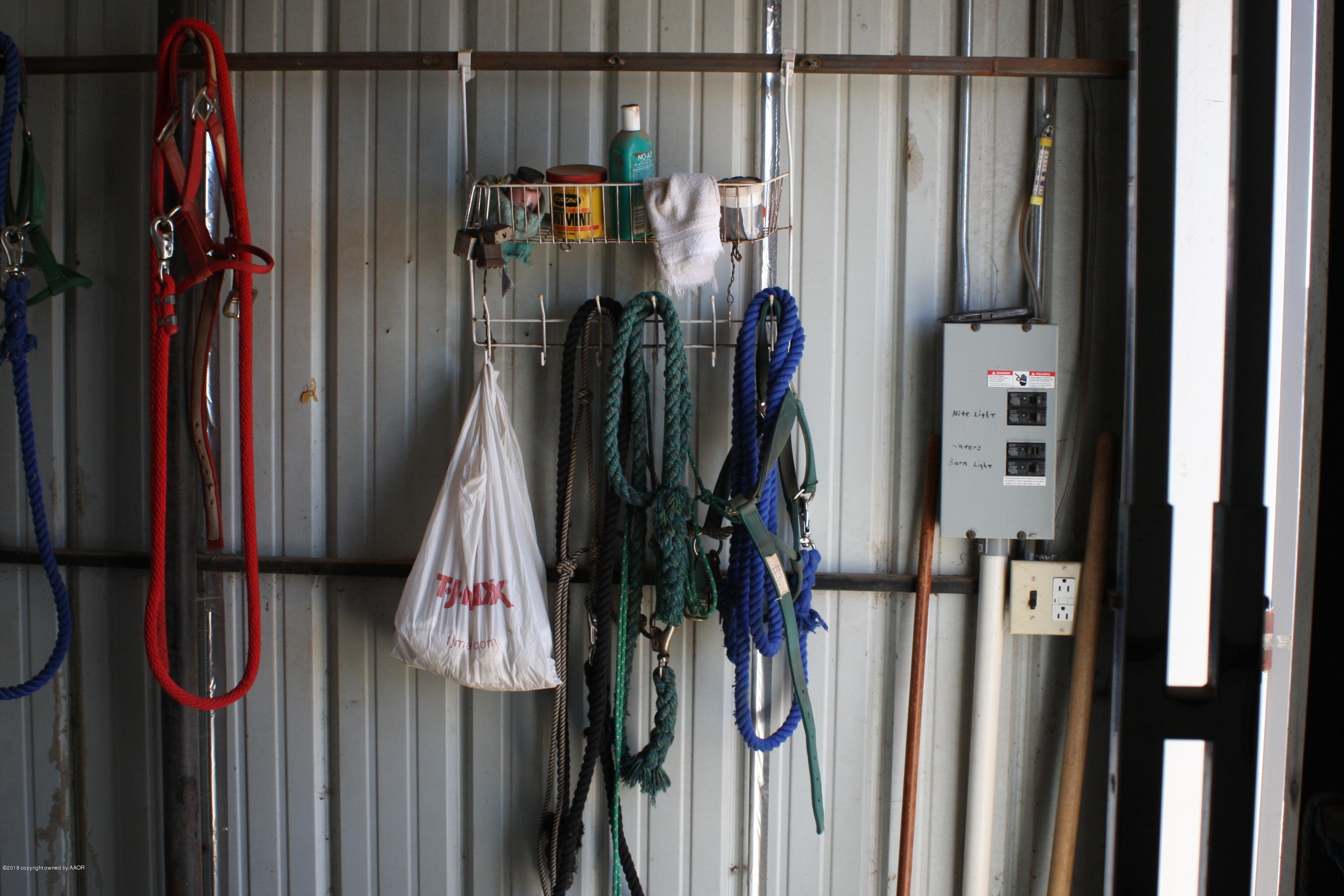 9110 Dowell Road Amarillo, TX 79119 - Photo 33 of 47 12aMisc Horse Barn Tack Room 02