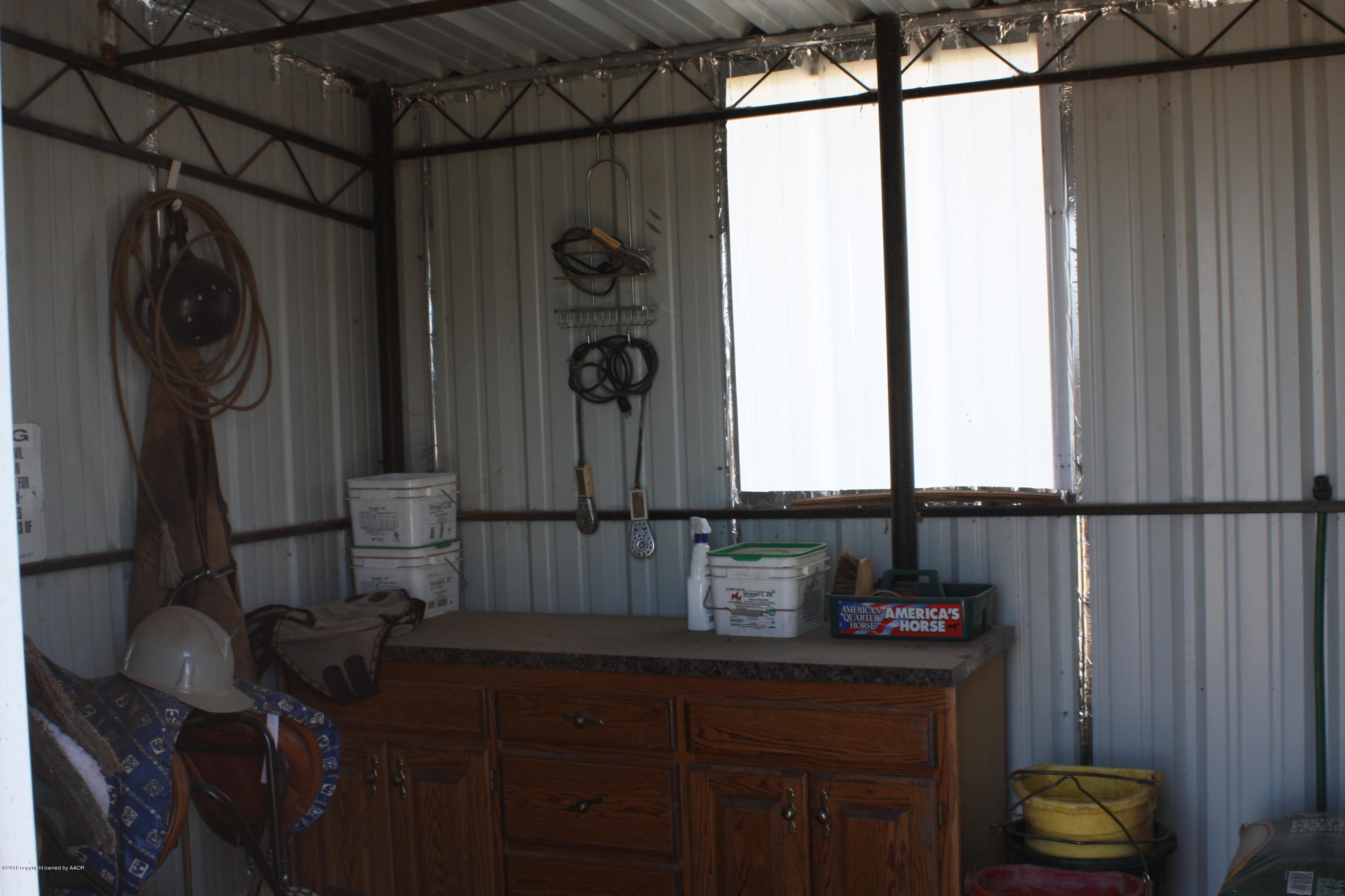 9110 Dowell Road Amarillo, TX 79119 - Photo 36 of 47 12aMisc Horse Barn-Tack Room 01
