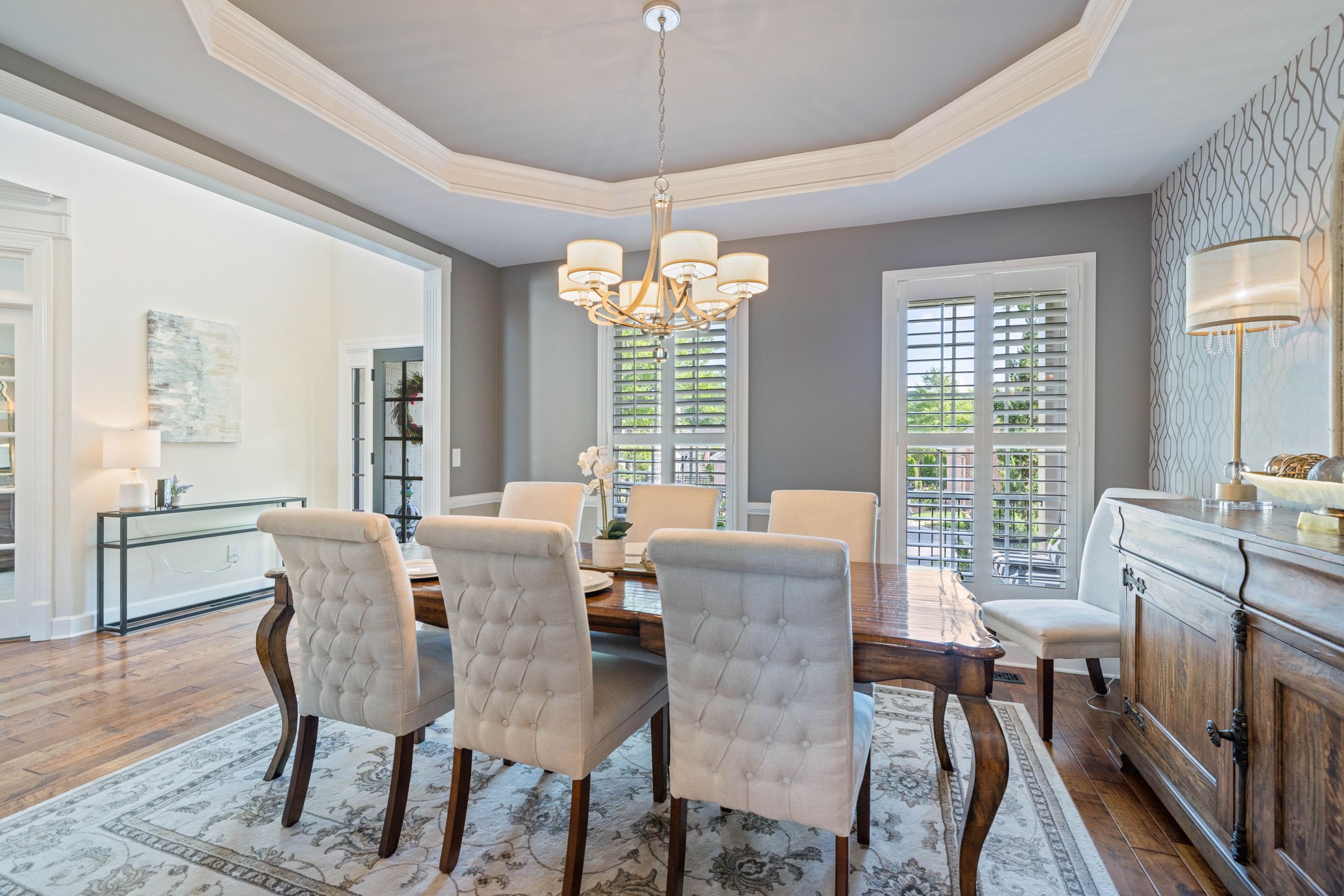 153 Cornerstone Circle Franklin, TN 37064 - Photo 27 of 70 a view of a dining room with furniture window and outside view