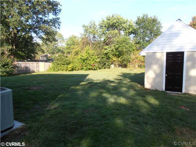 6316 Barrister Road Chesterfield, VA 23832 - Photo 12 of 12 a view of backyard of house with green space