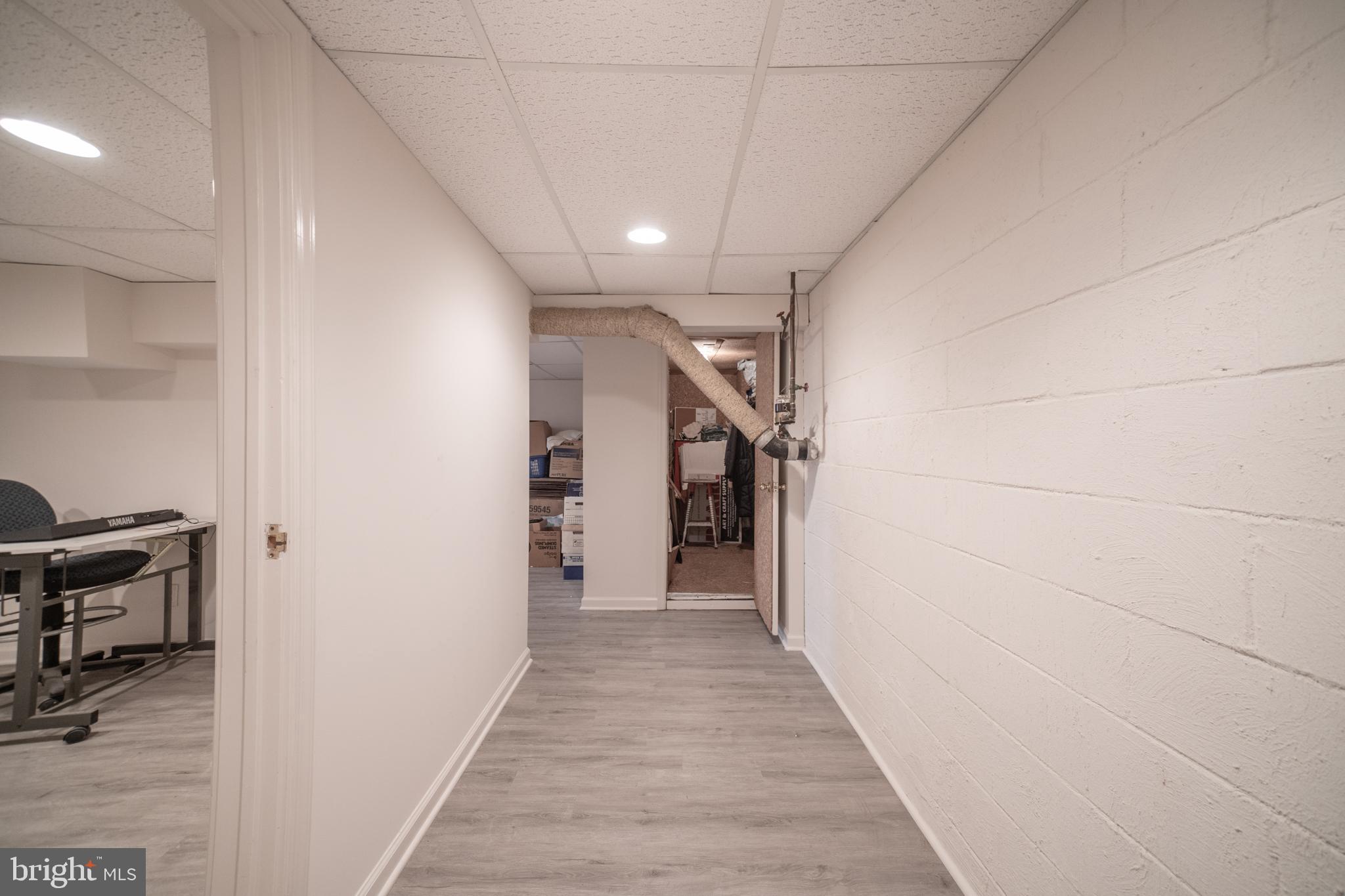 7703 Oak Lane Road Cheltenham, PA 19012 - Photo 36 of 42 basement hallway