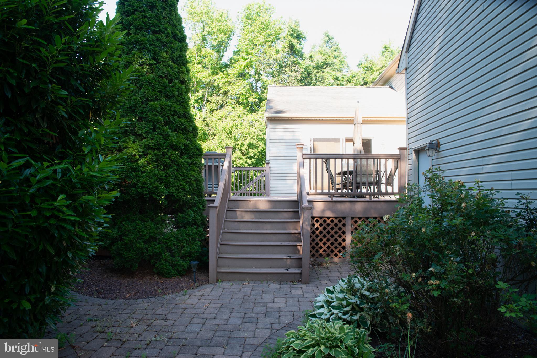 73 Ellisdale Road Allentown, NJ 08501 - Photo 12 of 49 Walkway through lush plants to private yard.