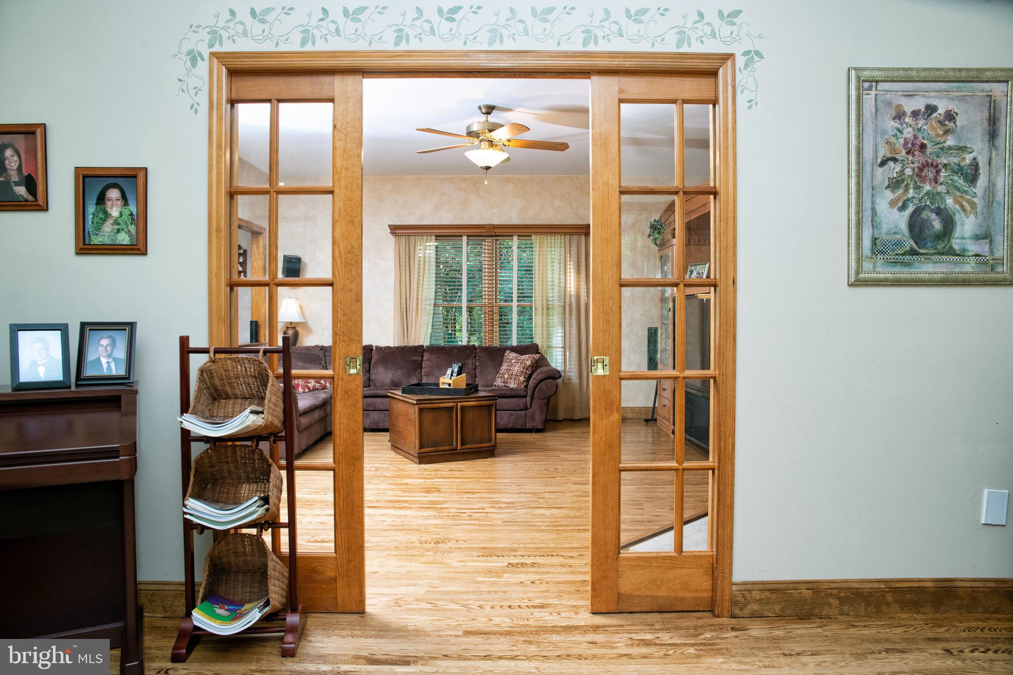 73 Ellisdale Road Allentown, NJ 08501 - Photo 19 of 49 Sliding French Doors from Living Room to Den.