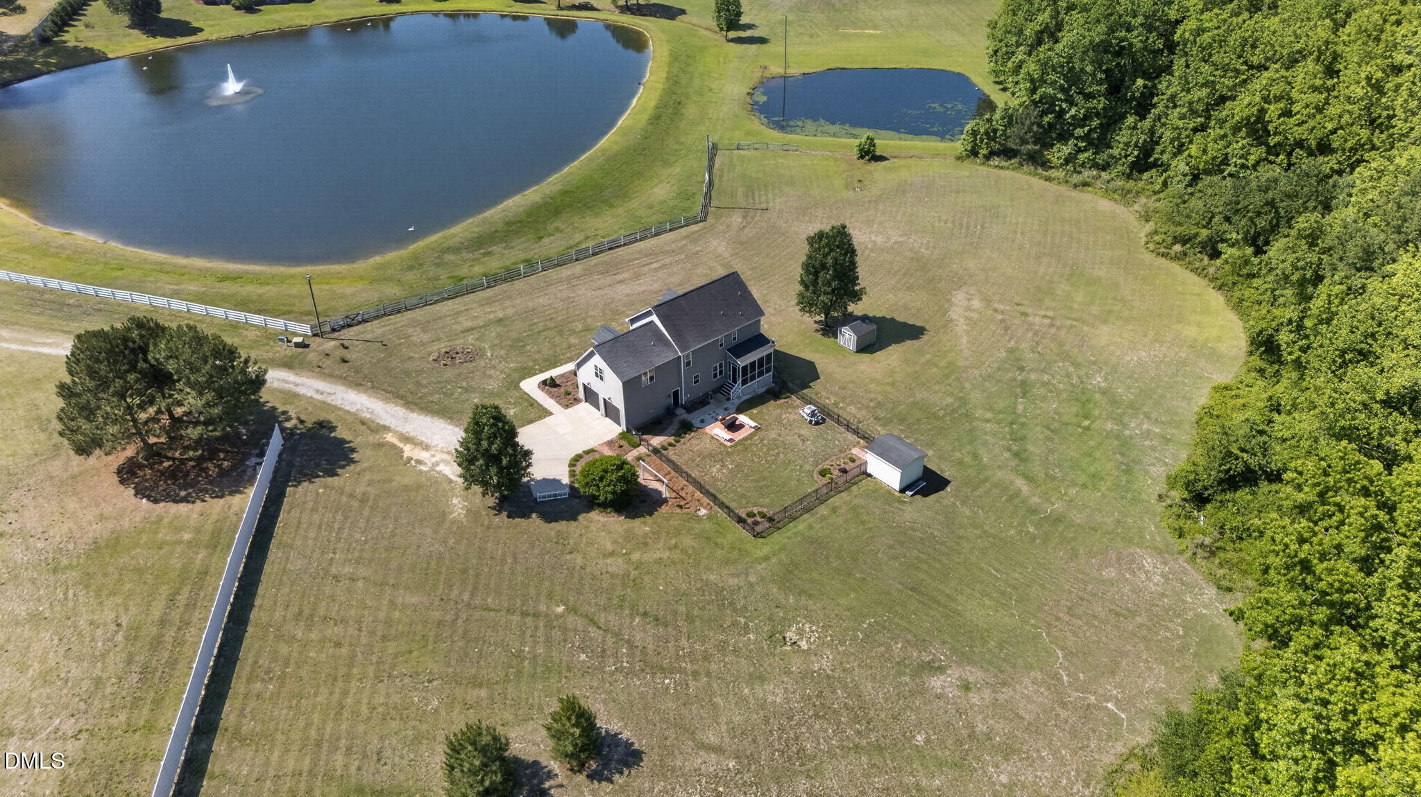 923 White Memorial Church Road Willow Spring, NC 27592 - Photo 43 of 46 an aerial view of a house