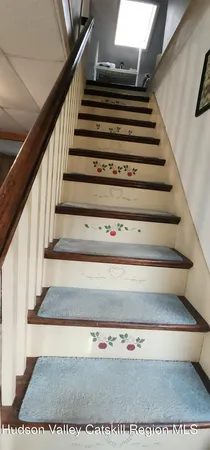 a view of a yard with trees