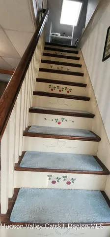 a view of a yard with trees