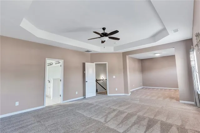 a view of an empty room