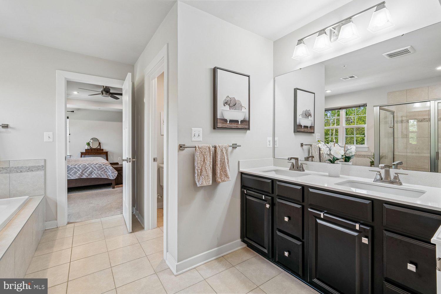 1275 Upper Patuxent Ridge Road Odenton, MD 21113 - Photo 46 of 107 DOUBLE SINK QUARTZ VANITY & SEPARATE WATER CLOSET