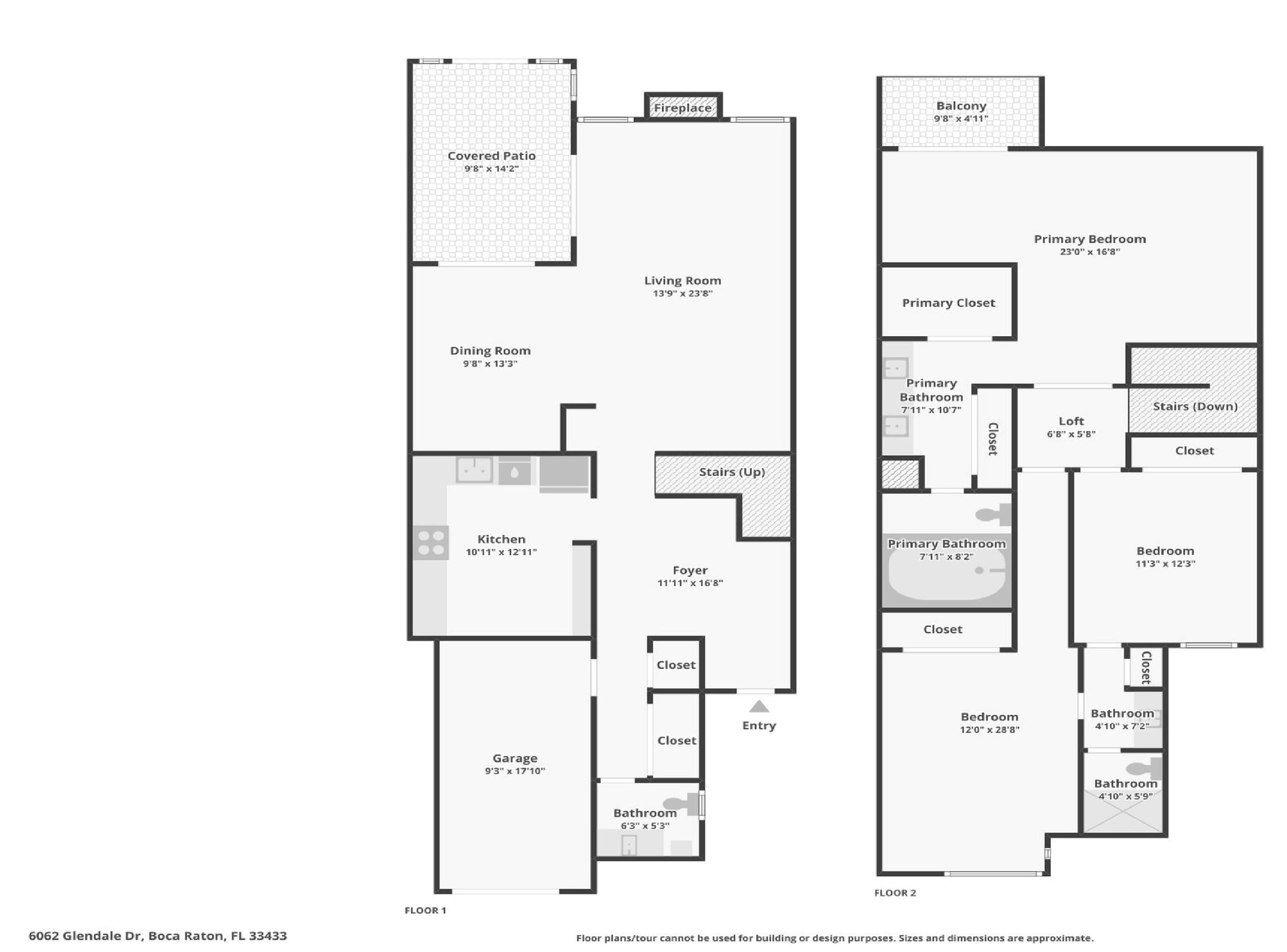 6062 Glendale Drive Boca Raton, FL 33433 - Photo 58 of 58 6062 Glendale Floorplan