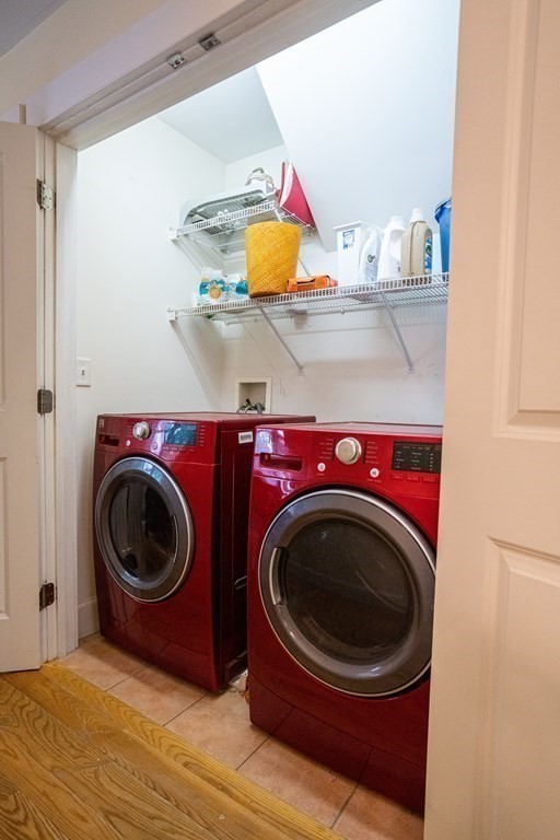 16 Long Hill Road Leverett, MA 01054 - Photo 26 of 38 a utility room with dryer and washer