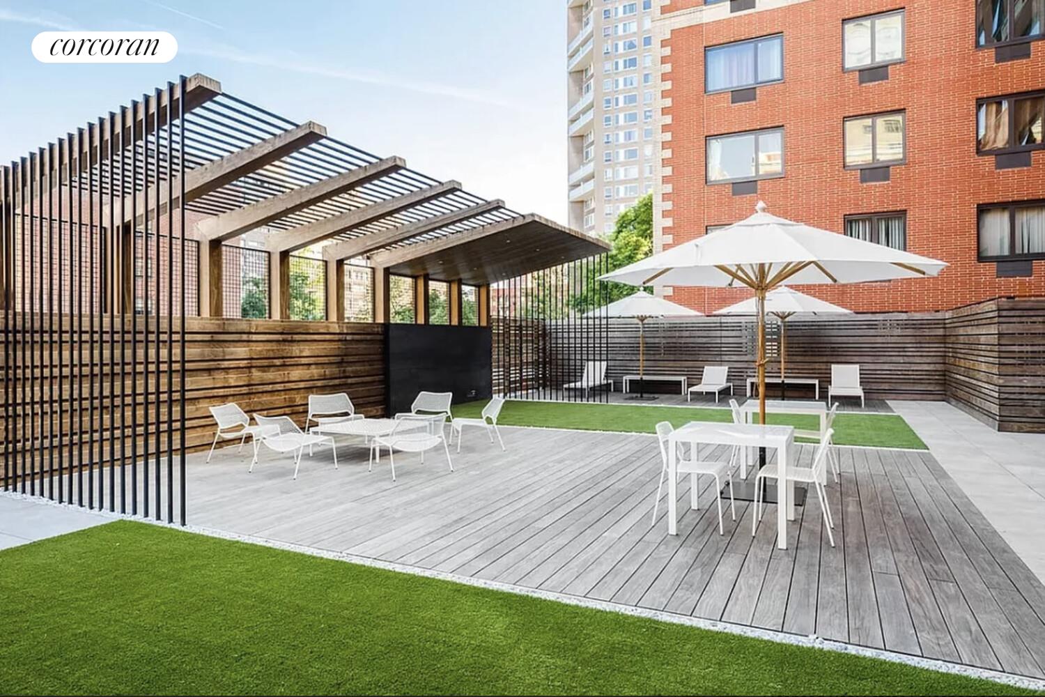 1330 5th Avenue, Unit 3H Manhattan, NY 10026 - Photo 7 of 12 a view of outdoor space yard deck patio and outdoor kitchen
