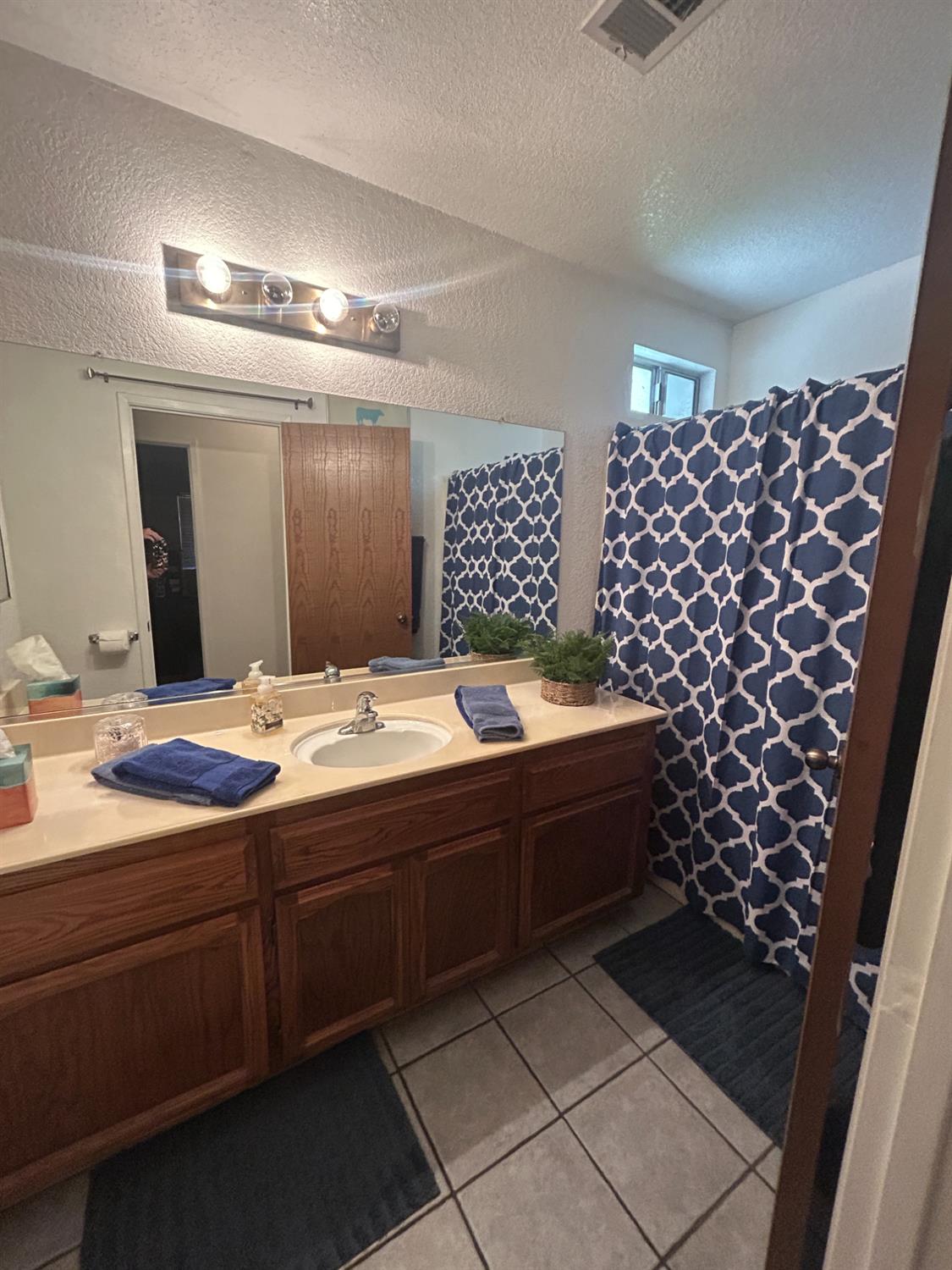 4529 Fallbrook Place Salida, CA 95368 - Photo 15 of 26 a spacious bathroom with a double vanity sink mirror and shower