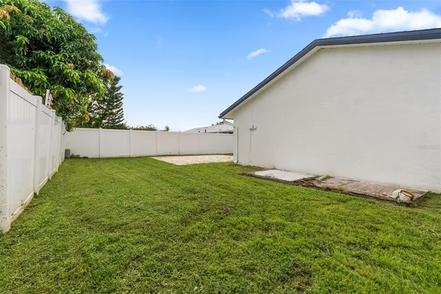 a view of an outdoor space and yard