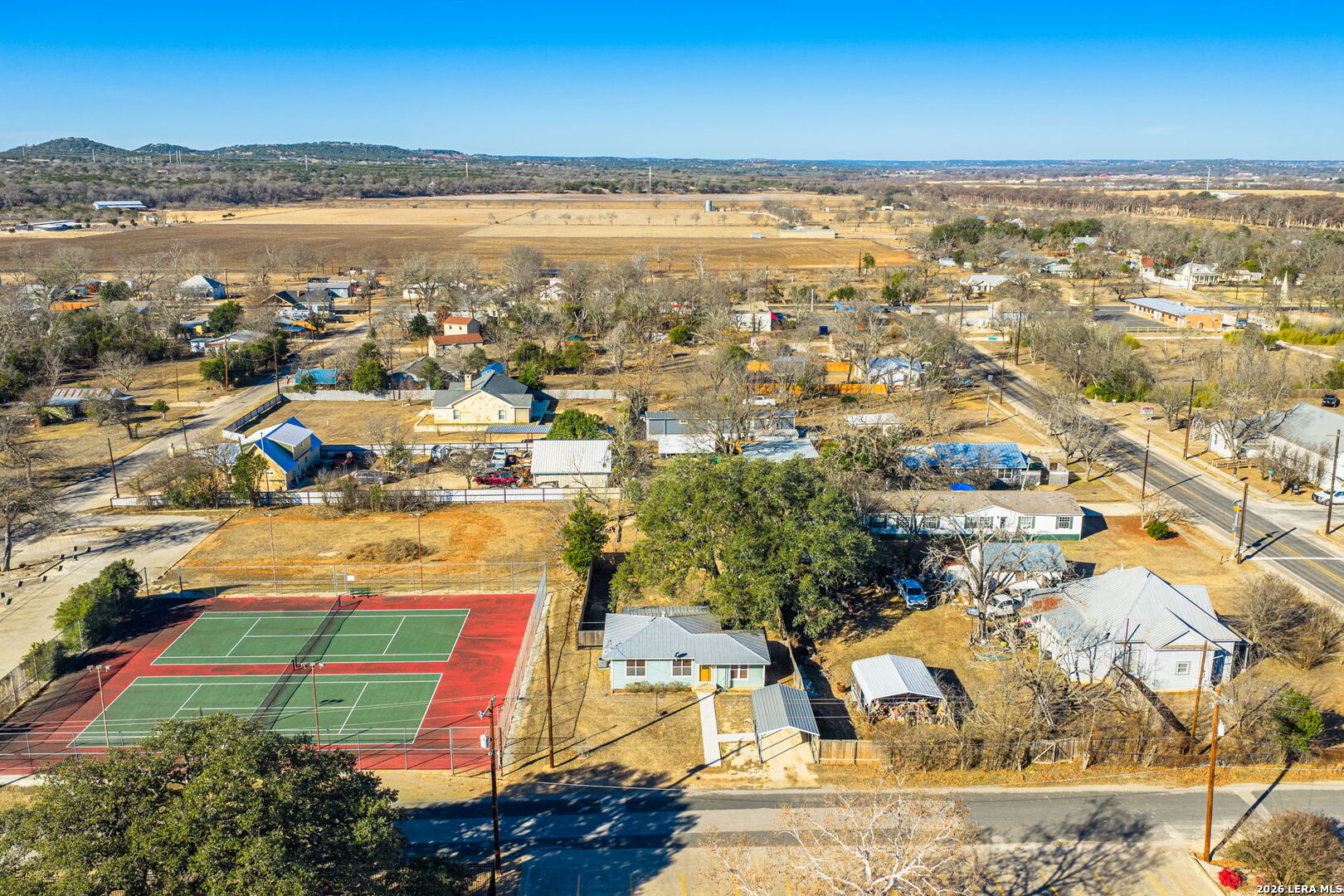 105 Avenue A Center Point Center Point, TX 78010 - Photo 25 of 30 an aerial view of residential building and lake