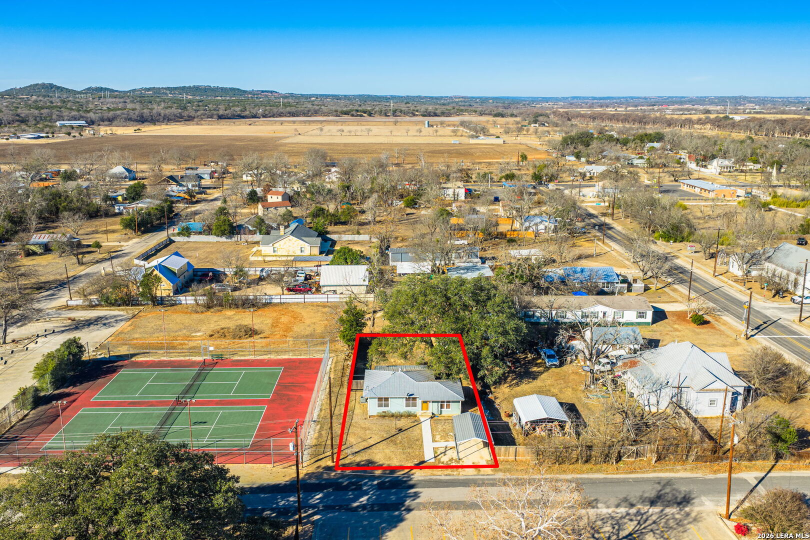 105 Avenue A Center Point Center Point, TX 78010 - Photo 26 of 30 an aerial view of residential houses with outdoor space